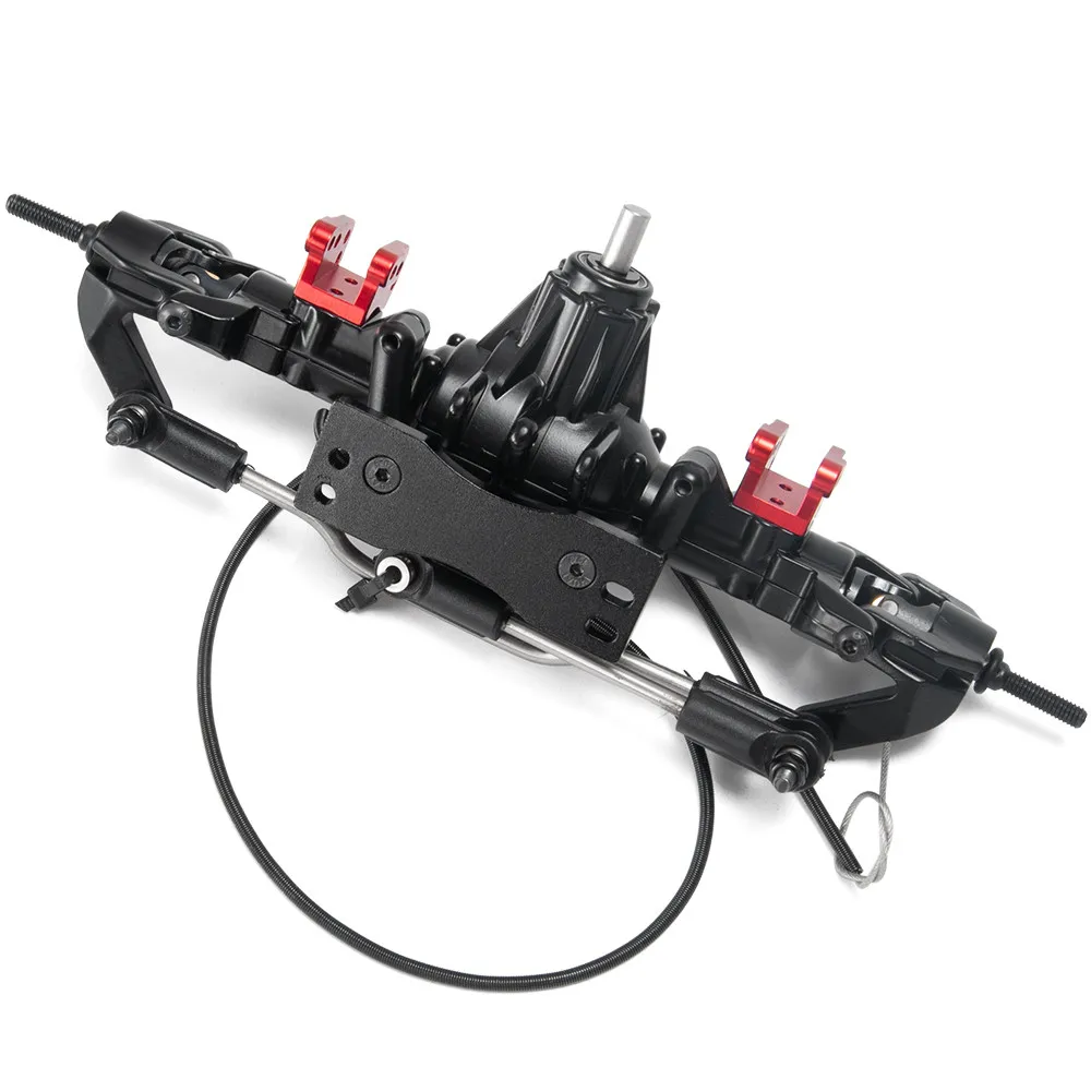 Compleet Metalen Voor-/Achteras W/Differentieel Slot Voor 1/10 MN D90 TF2 RC Crawler Auto Upgrade onderdelen RC Auto Accessoires