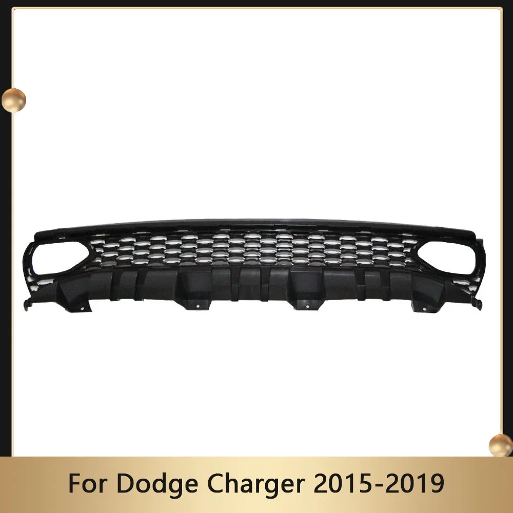 

Car Front Bumper Upper Grill Grille For Dodge Charger 2015-2019 Front Center Racing Grills Radiator Grille Grid Trim Cover