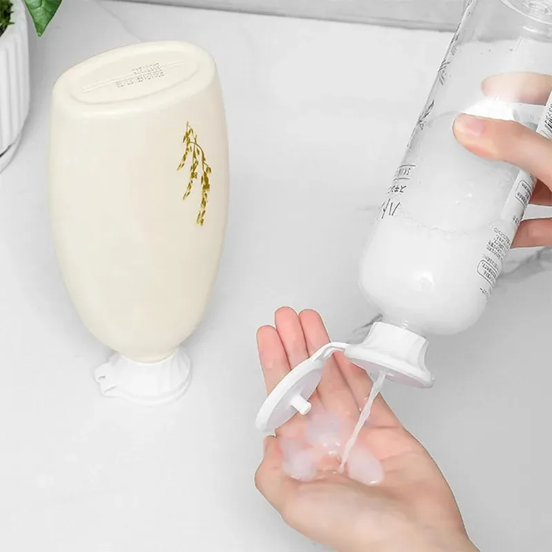 Bottle Emptying Caps, 3/6pcs Adapters Transfer Connector, 3 Sizes Inverted Caps Flipping Bottle, Inverted Bottle Cap Get Every D