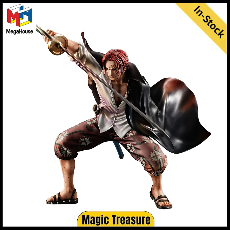 

【В наличии】Оригинальные MegaHouse POP ONE PIECE Shanks Фигурки Игрушки Подарки