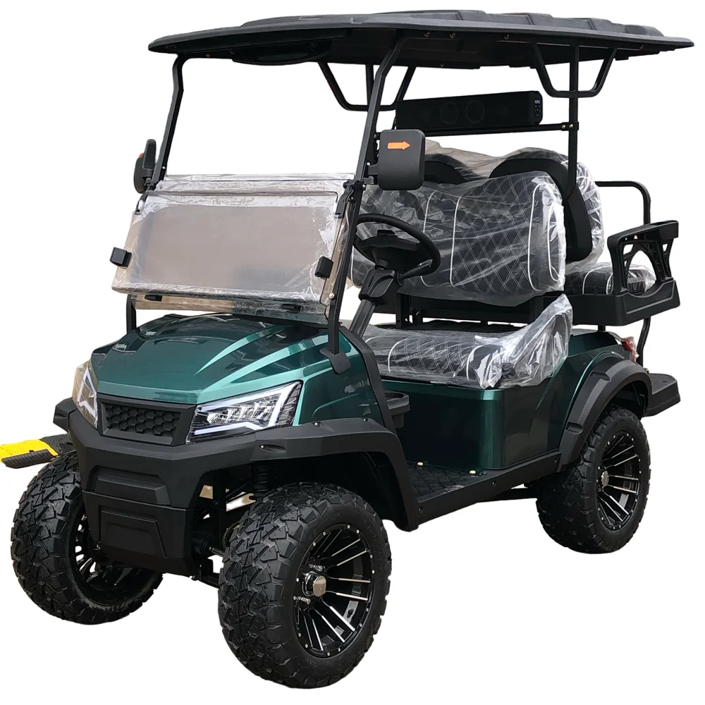 2024 New Model Street Legal 4 Seater Electric Golf Carts Lithium Battery Golf Scooter 5000W 7000W UTV Beach Buggy Golf Cart