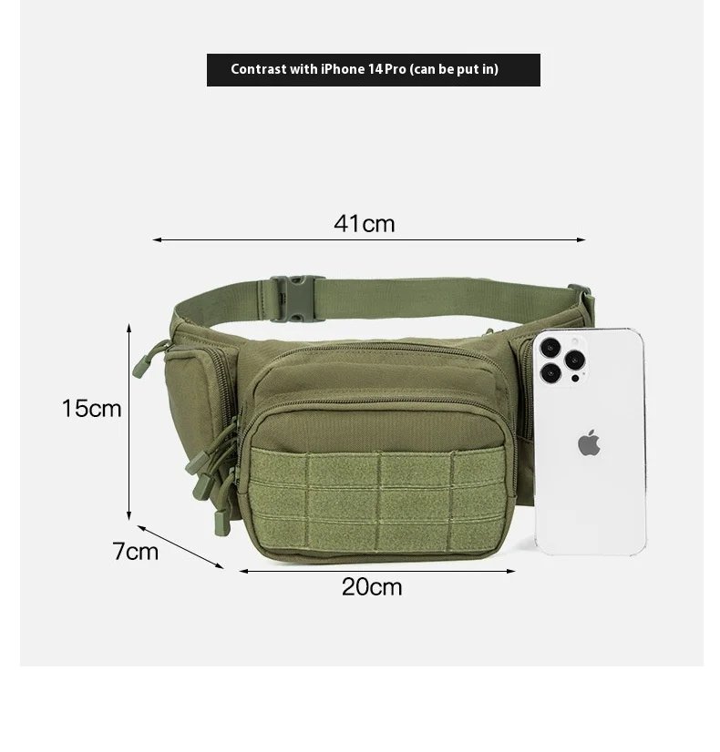 New multi-functional tactical waist pack outdoor riding storage bag Portable invisible waist hanging gun bag accessory bag