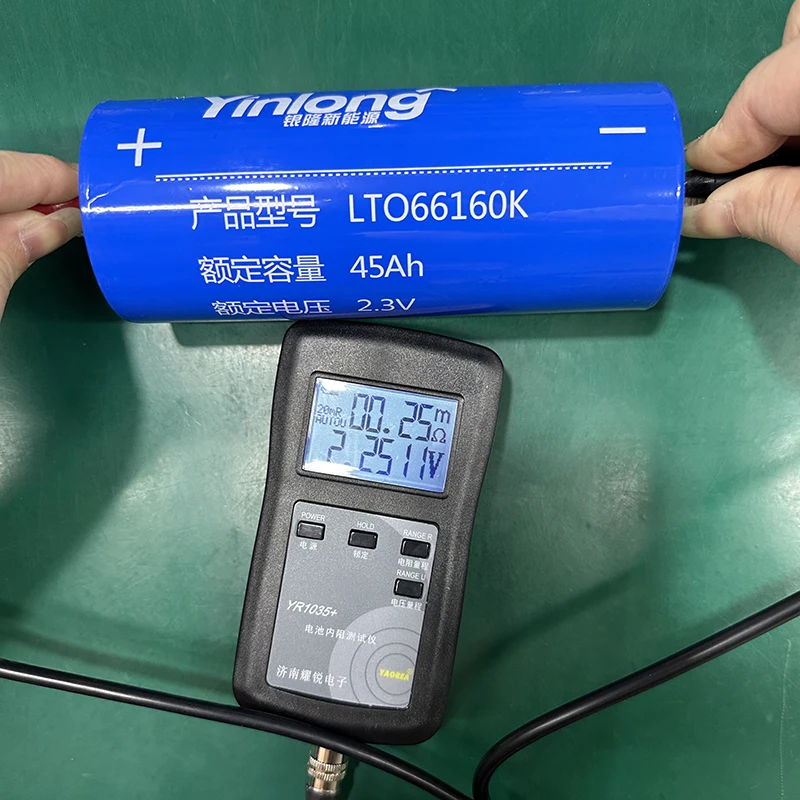 Imagem -02 - Yinlong-lto Bateria 66160p 10c Descarga 2.3v 45ah 100 Original Faça Você Mesmo 12v 24v 36v Resistência de Baixa Temperatura 30000 Ciclo de Vida Novo