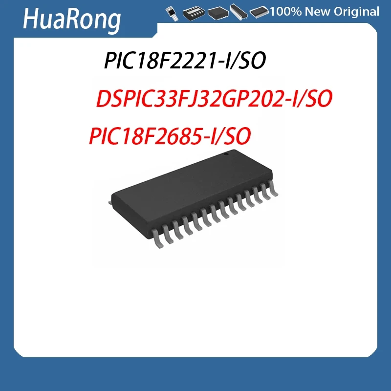 

Новый 5 шт./лот PIC18F2221-I/SO DSPIC33FJ32GP202-I-SO PIC18F2685-I-SO SOP-28