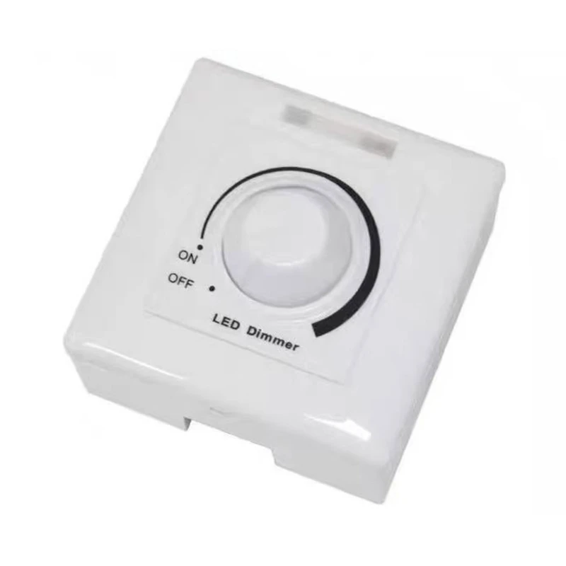 H58C Waterproof 0 to 10V Dimmer Switches 5A 2000W PWM Easy Mounting Plastic Housing for LED Strips Halogens Lamp Trucks Boats