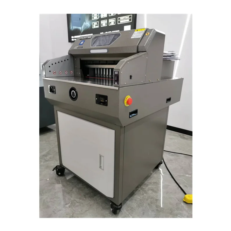 

Paper Cutter Cutting Machine Double Guiding Paper Guillotine Machine E4908T