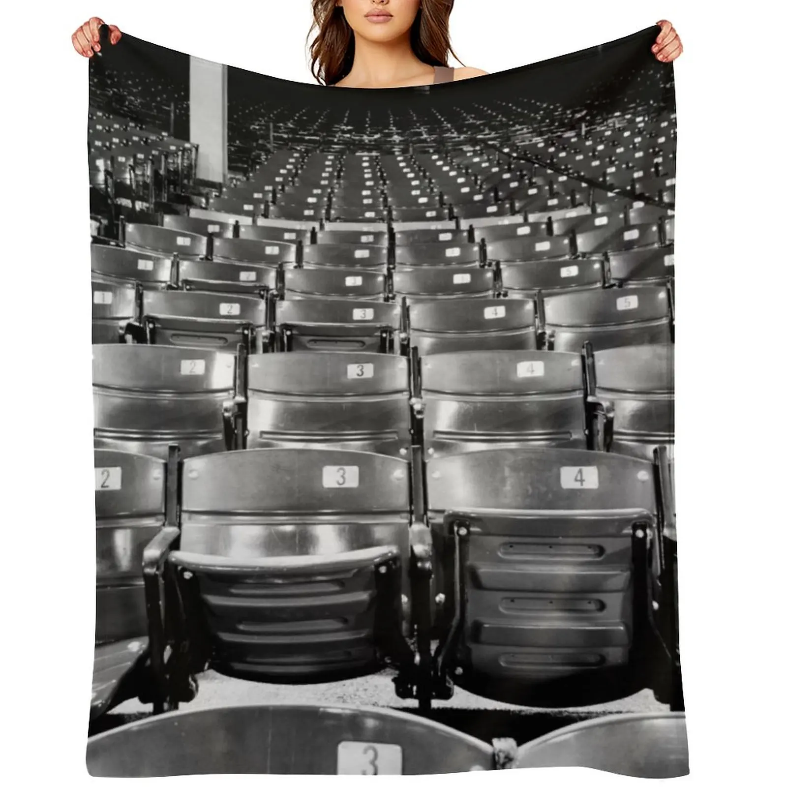 Fenway Park Seats - Boston, Massachusetts Throw Blanket Camping sofa bed Kid'S Luxury Brand Blankets For Bed Single Blankets