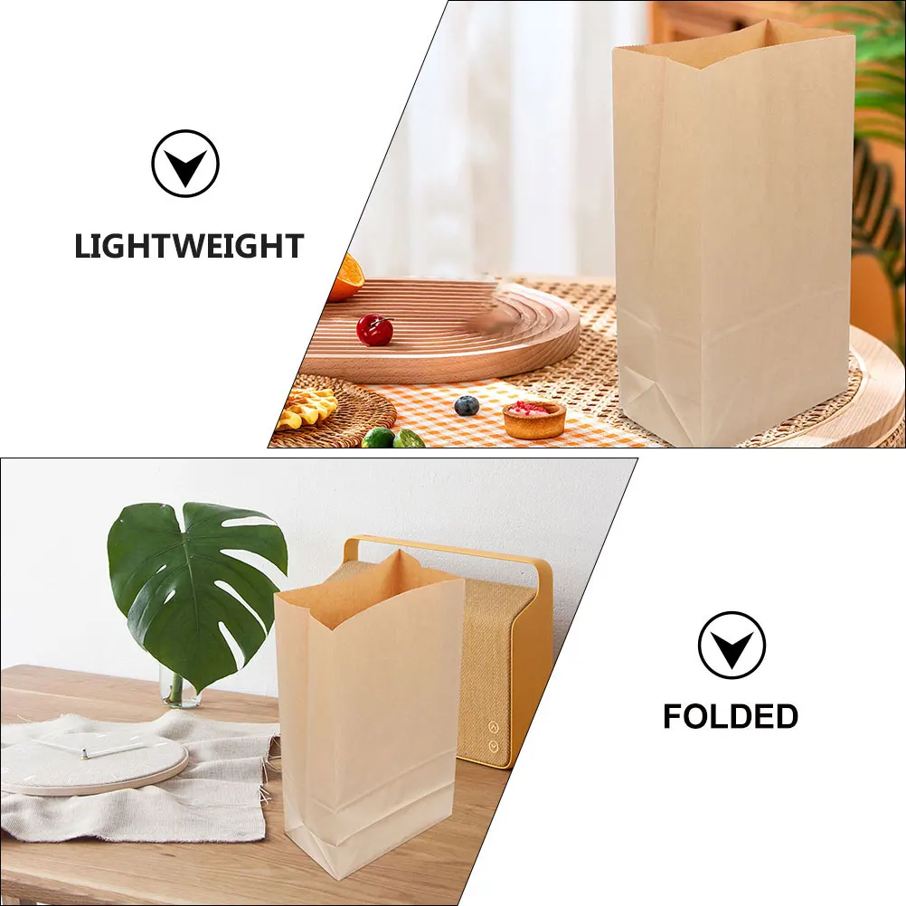 

20pcs for Bread Snack Vegetable Paper For Snacks Paper Bags For Food Thickened Food Packaging Storage Treat Bags
