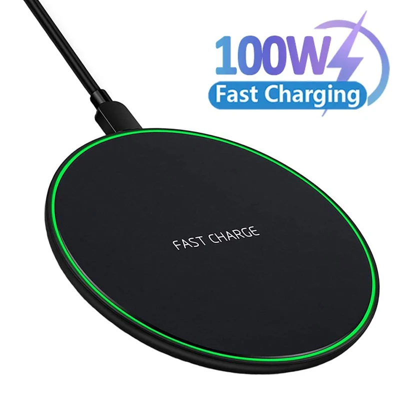 

Wireless Charger Pad Stand for IPhone 16 15 14 13 12 8 Samsung Xiaomi Huawei Phone Chargers Induction Fast Charging Dock Station