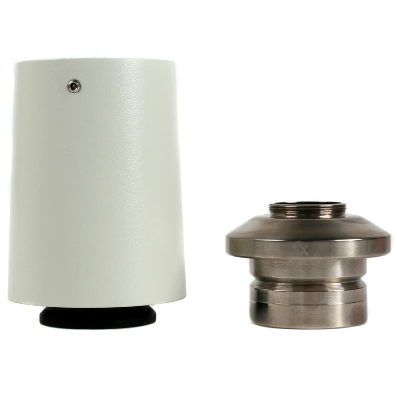 25mm 1X Trinocular Microscope CCD CMOS Video Camera Adapter Lens Phototube Head Port For NIKON E100 SMZ800 Ni Ti Series