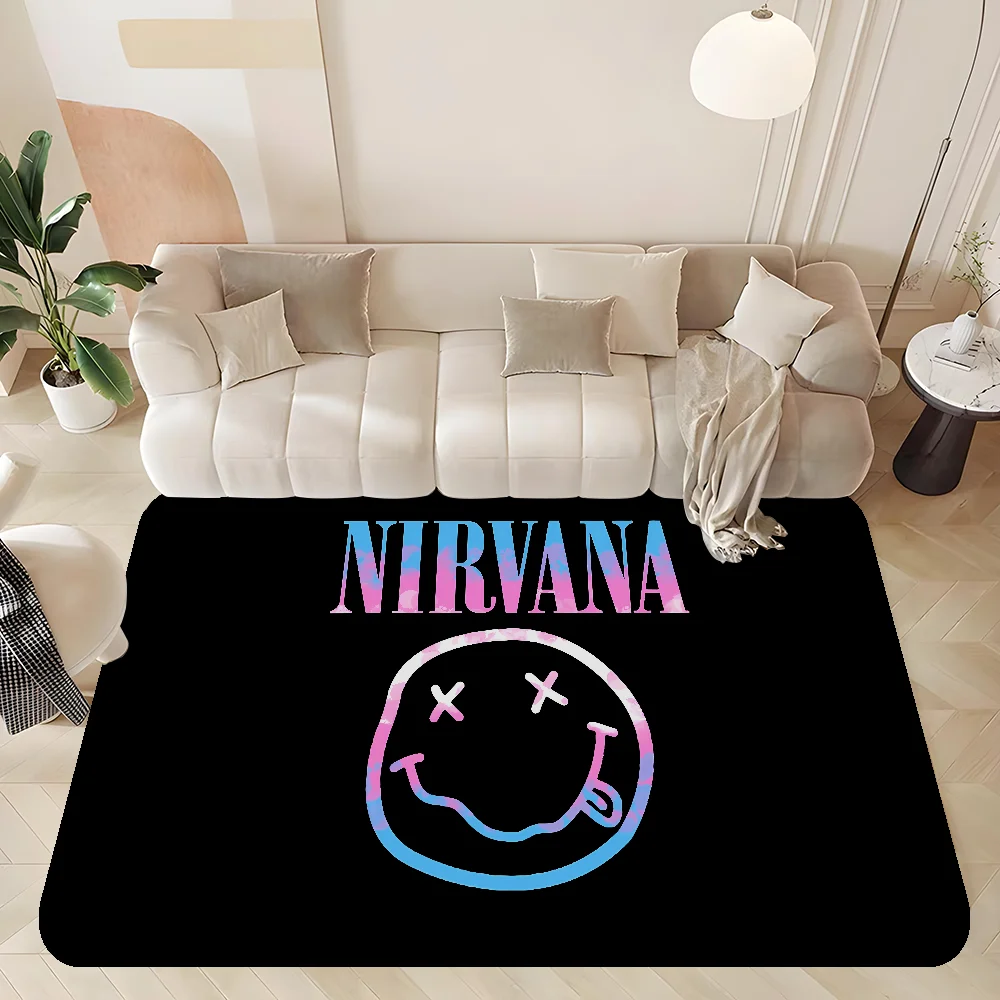 N-Nirvana Floor Mat Retro Multiple Choice Living Room Kitchen Rug Non-Slip Modern Home Decor