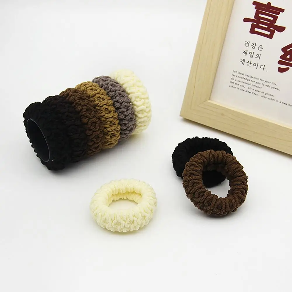 ที่รัดผมผมหางม้าแบบหนาแฟชั่นยืดได้สูงยางมัดผมสำหรับเด็ก