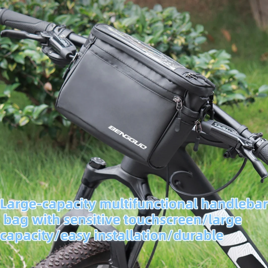 

Handlebar bag bicycle bag front handlebar bag mountain bike handlebar bag stem bag road bike front bag cycling bag