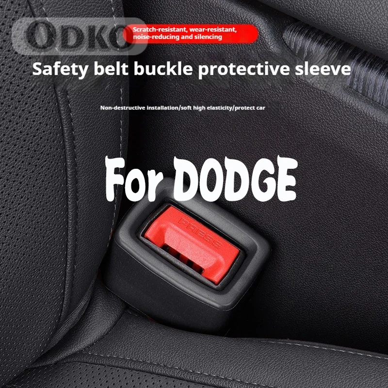 

Автомобильный кронштейн для ремня безопасности, силиконовая пряжка, защитный чехол для DODGE Viper Interpid Stealth Spirit Shadow Neon