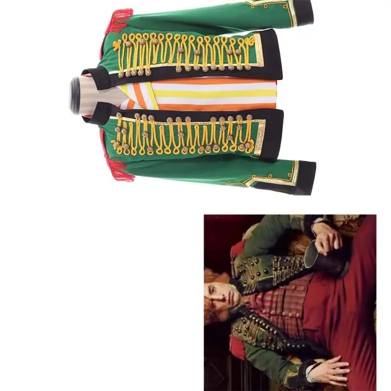 

Musical Les Miserables Enjolras Cosplay Costume Jacket Vest Mens Stage Performance Uniform