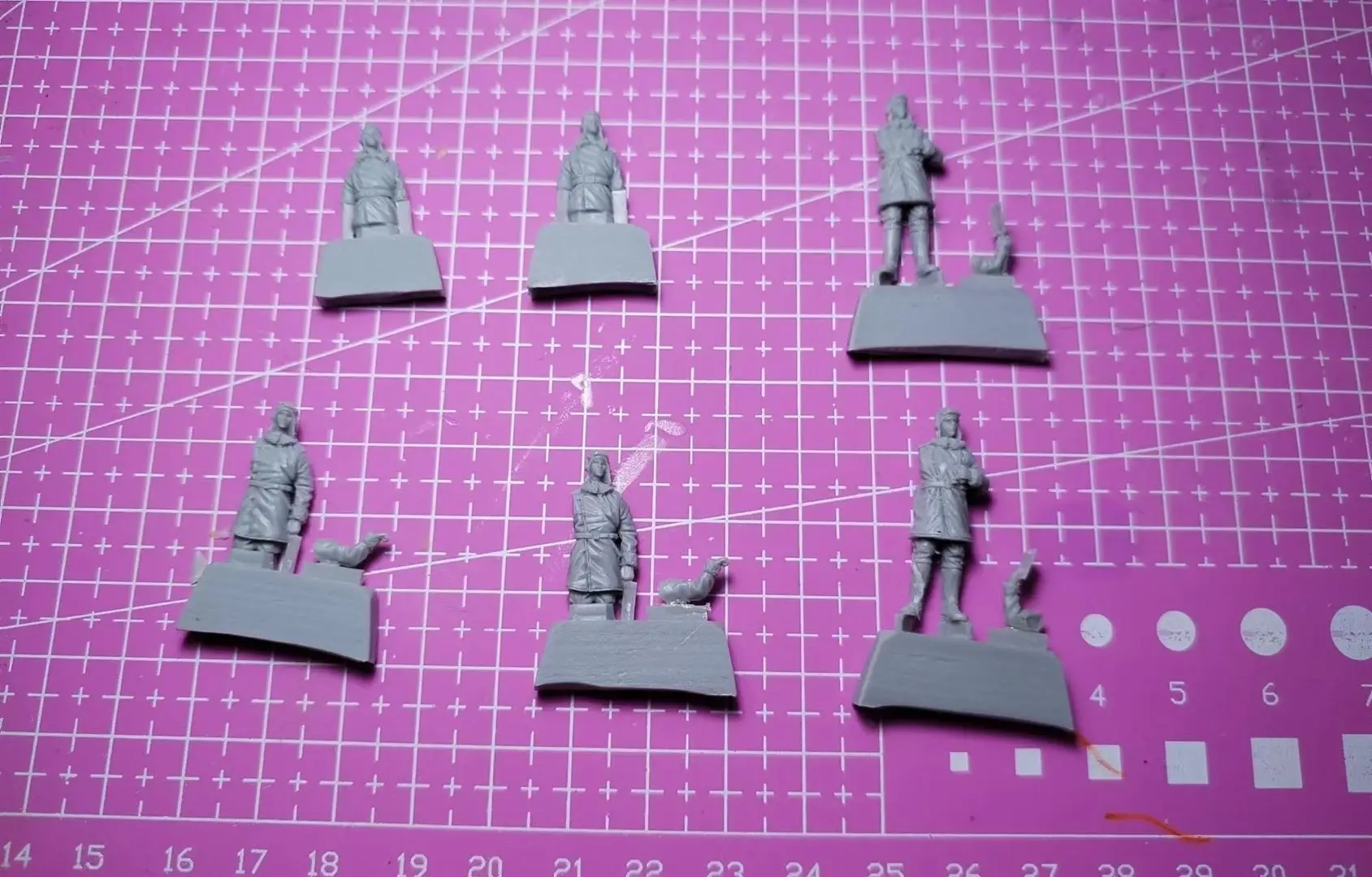 1/72 harz Modell Abbildung GK , 6 Abbildung, Unmontiert und unpainted kit