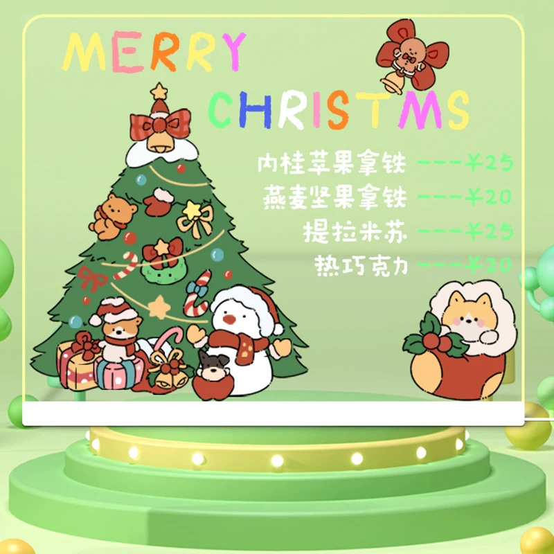 لعبة رسم تلوين السبورة LED للأطفال، ضوء سحري شفاف، سبورة فنية جرافيتي من الأكريليك، هدية عيد الميلاد