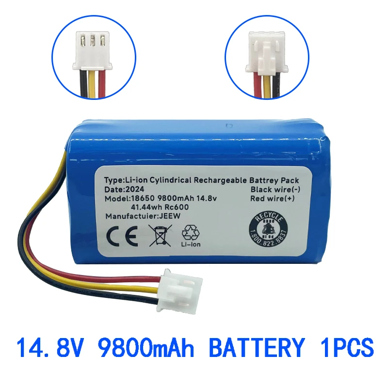 Batteria 14.8V 3500mAh per E30B C30B liectroux, per aspirapolvere Prosenic 800T, 830p, 820p, 820T, 820S 14.4V agli ioni di litio