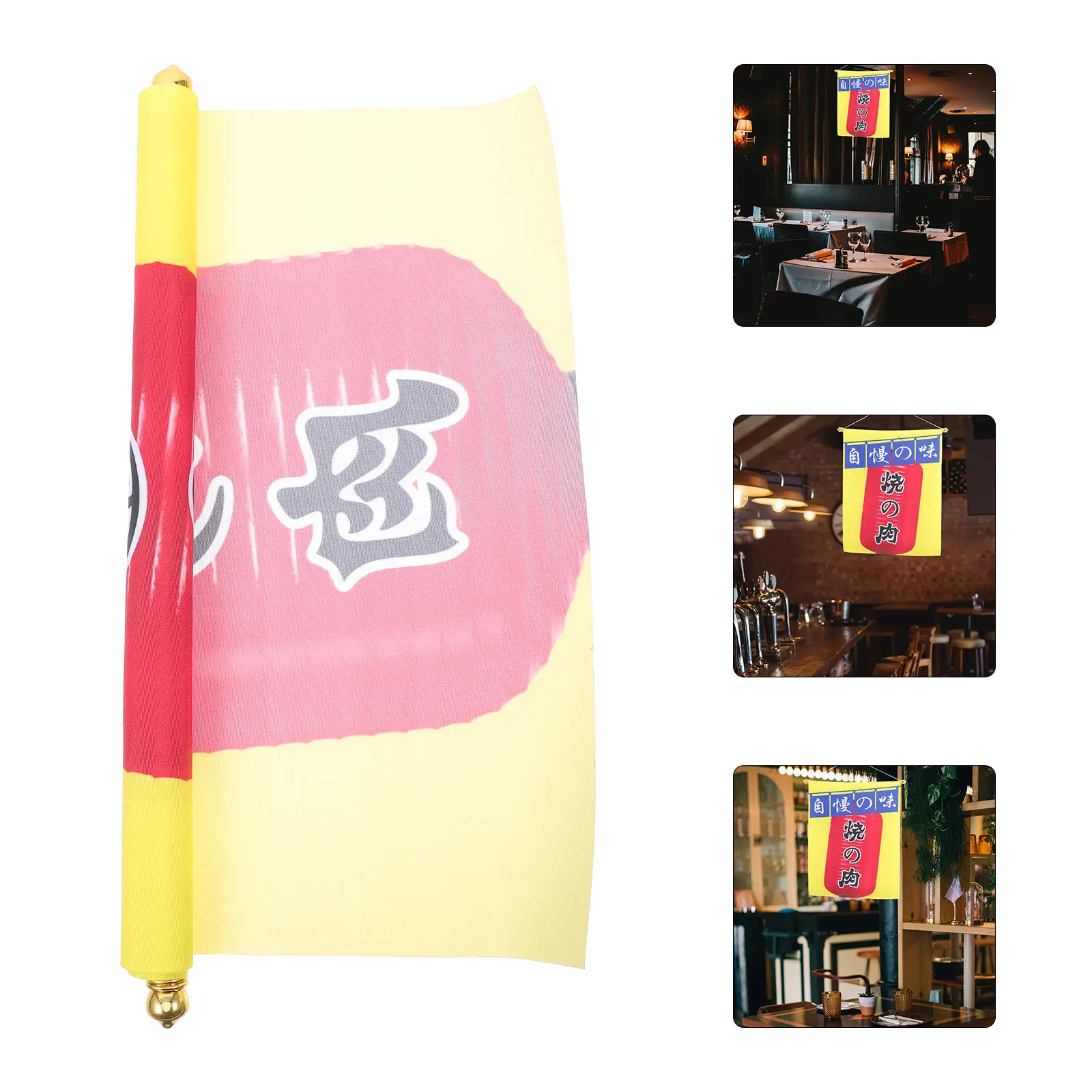 

1pc Japanese Store Decor 100% Polyester Wind Flags for Restaurant Cafe Shop Izakaya Banner Sushi Flag Non Fading Hanging Decor