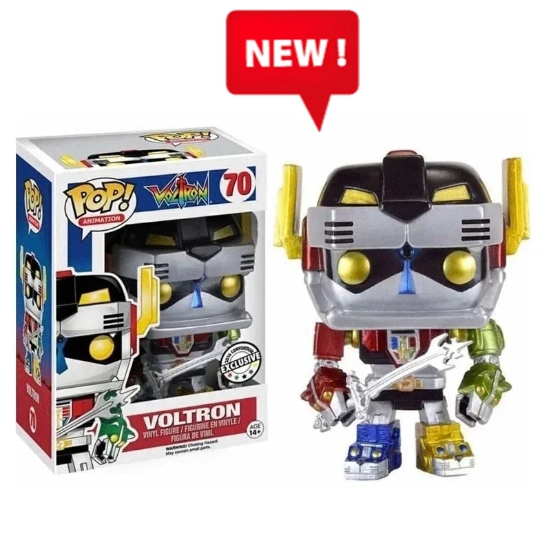 2024 New Funko Pop! Animation Voltron - Voltron #70 Exclusive Vinyl Action Figures Collection Model Toys for Birthday Gift