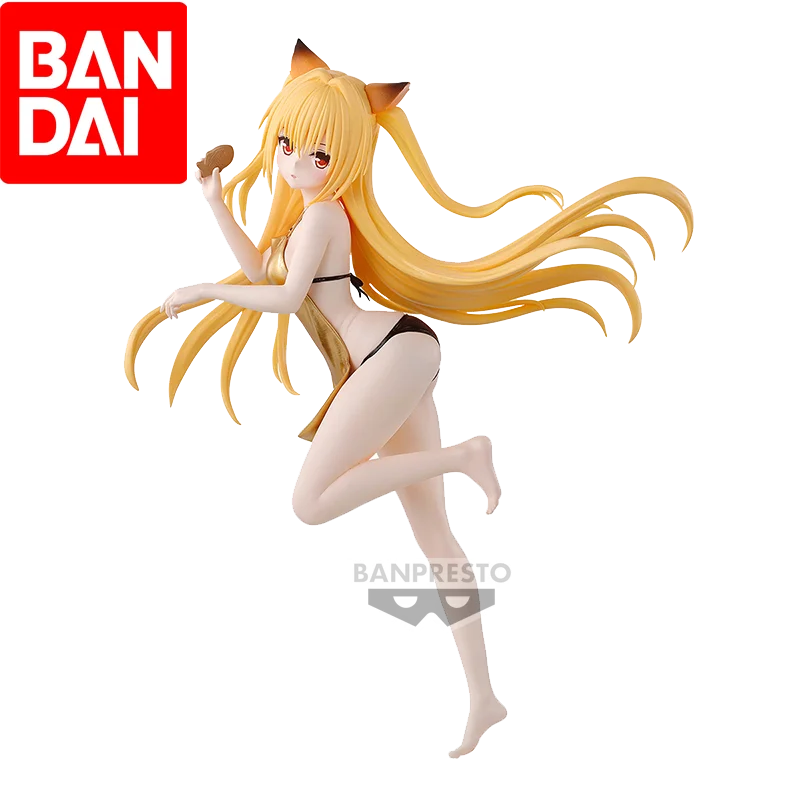 

Фигурка BANDAI To LOVE-Ru Darkness G&G Golden Darkness, ПВХ, 22 см, черный наряд, золотые аксессуары, детали. Коллекция фанатов