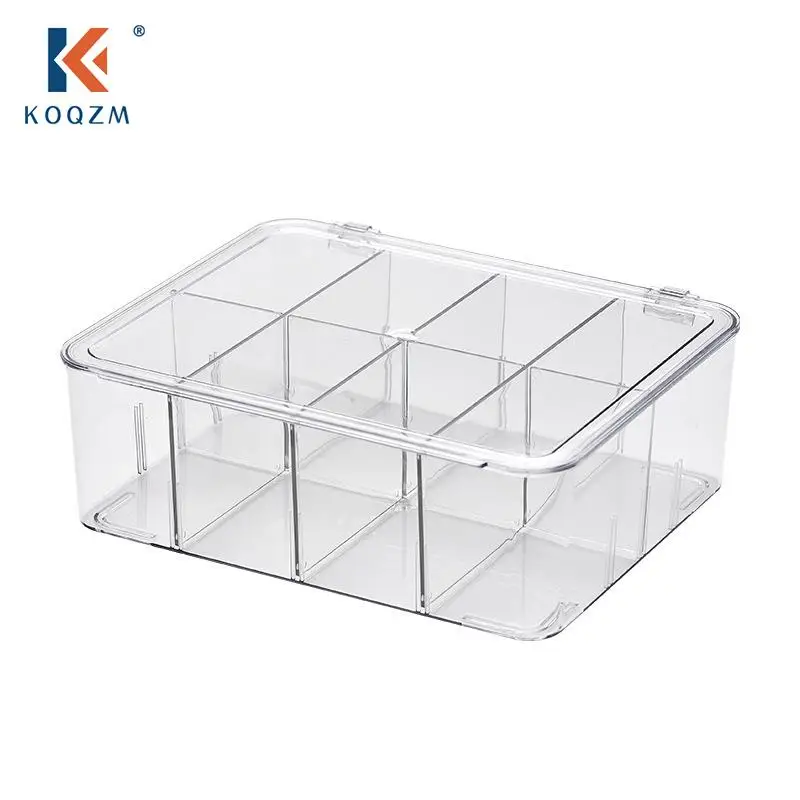 Compartment Flip Box Acrylic Transparent Display Box Blind Box Card Kpop Photocard Storage Box Photo Card Organizer