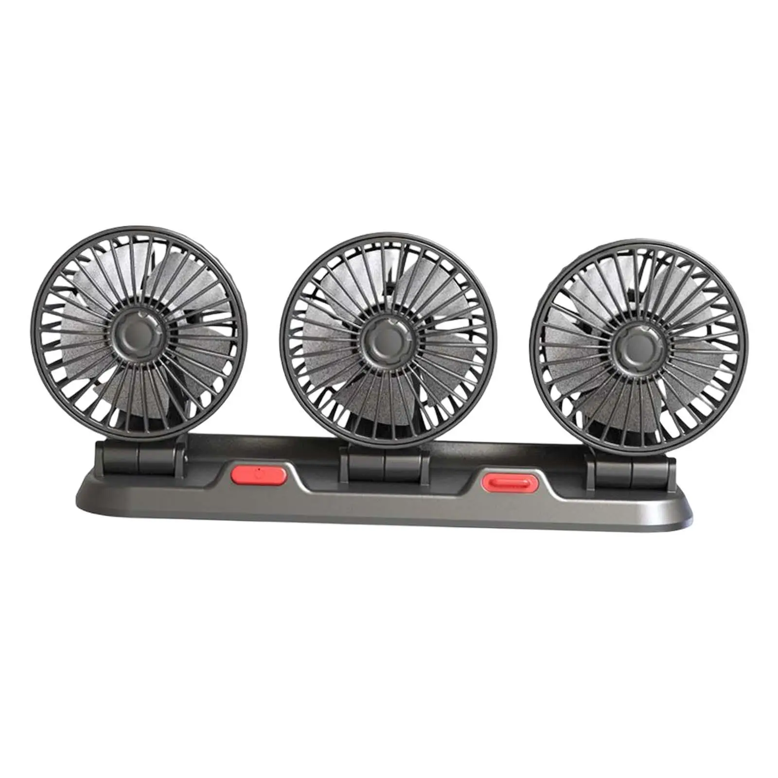 Car Fan Auto Car Fans 2 Adjustable Speeds Quiet Personal Cooling Vehicle Fan for Van Truck