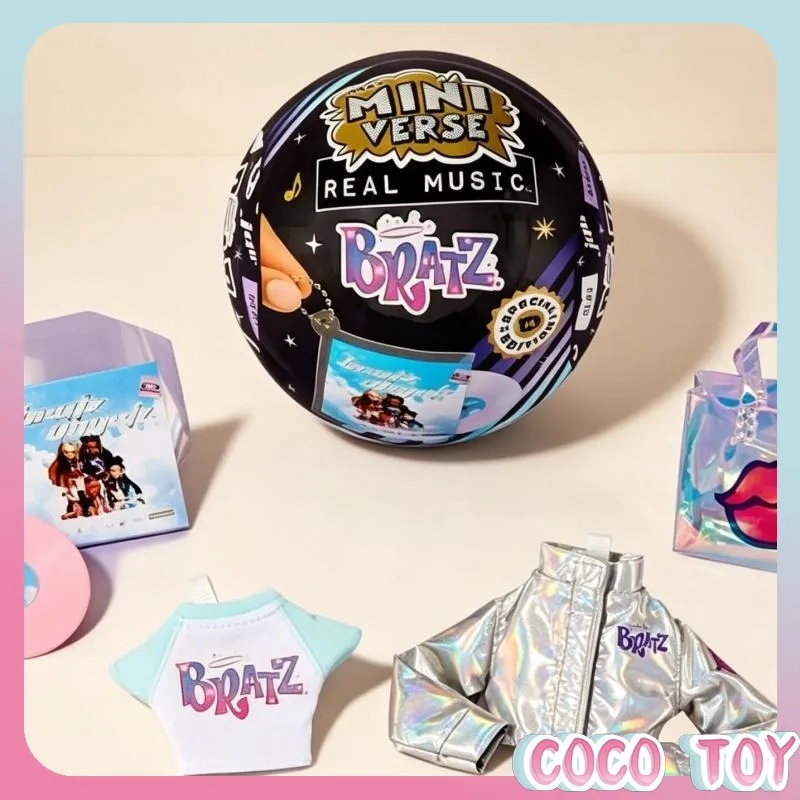 Authentic miniverser x bratz exclusive collab series miniature collectible ball desktop display ornament limited edition set
