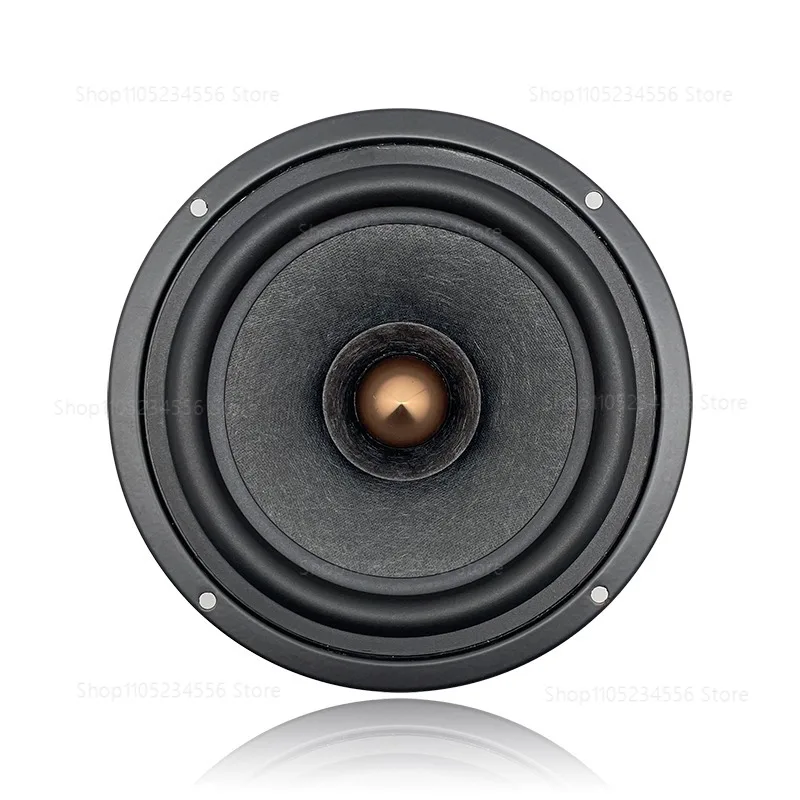 1Pieces  5.25 Inch Full-Range Speaker Driver Unit  Audiophile Grade Wool Fiber Paper Cone