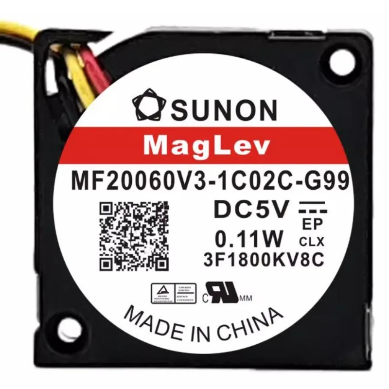 

Оригинальный новый вентилятор-кулер для MF20060V3-1C02C-G99 Turbo Micro Blower 5 В 0,11 Вт, бесшумный вентилятор 2006 г.