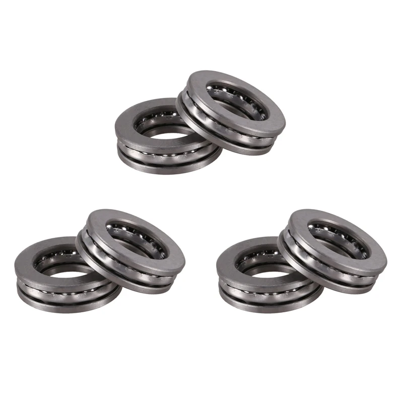 6 Pcs Axial Ball Thrust Bearing 51104 20 X 35 X 10Mm