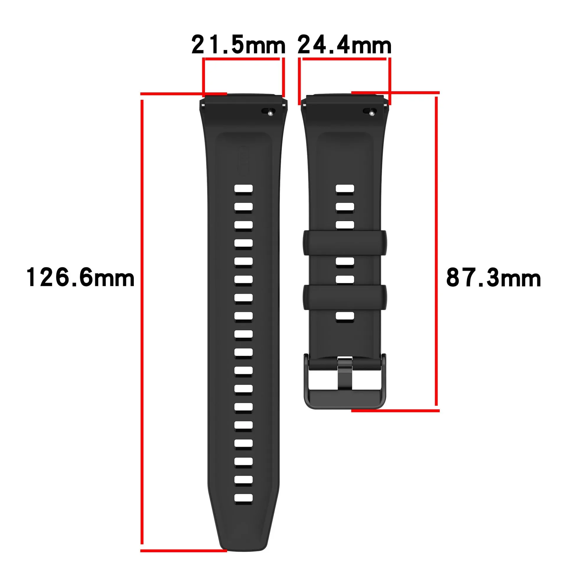 Cinturino sportivo ufficiale in silicone per Huawei Watch GT5 Pro 46mm cinturino traspirante cinturino Huawei Watch GT5 Pro 46MM Correa belt