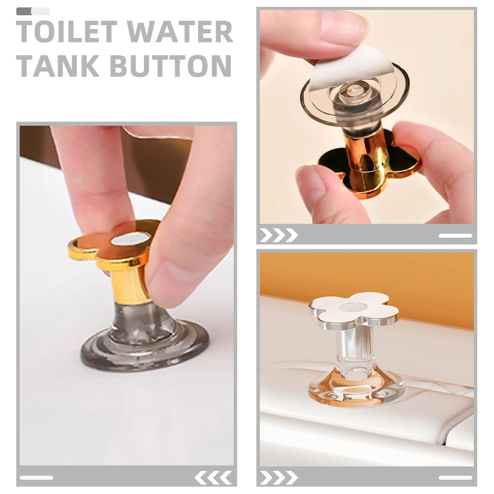 2-częściowy przycisk podnośnika pokrywy sedesu Narzędzie wspomagające do przycisków łazienkowych Pomocnik w kształcie kwiatu Topy spłukiwane Strona główna Push Szafa