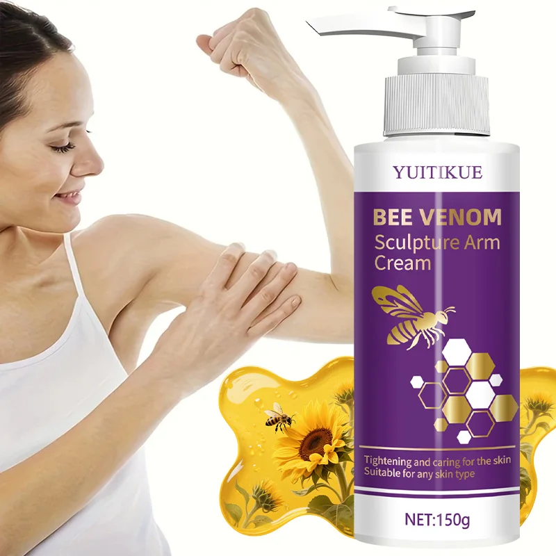 YUlTlKUE Bee Venom Sculpture Arm Cream Tightening Body Skin Care Firming Arm Lotion For All Skin Types 150g