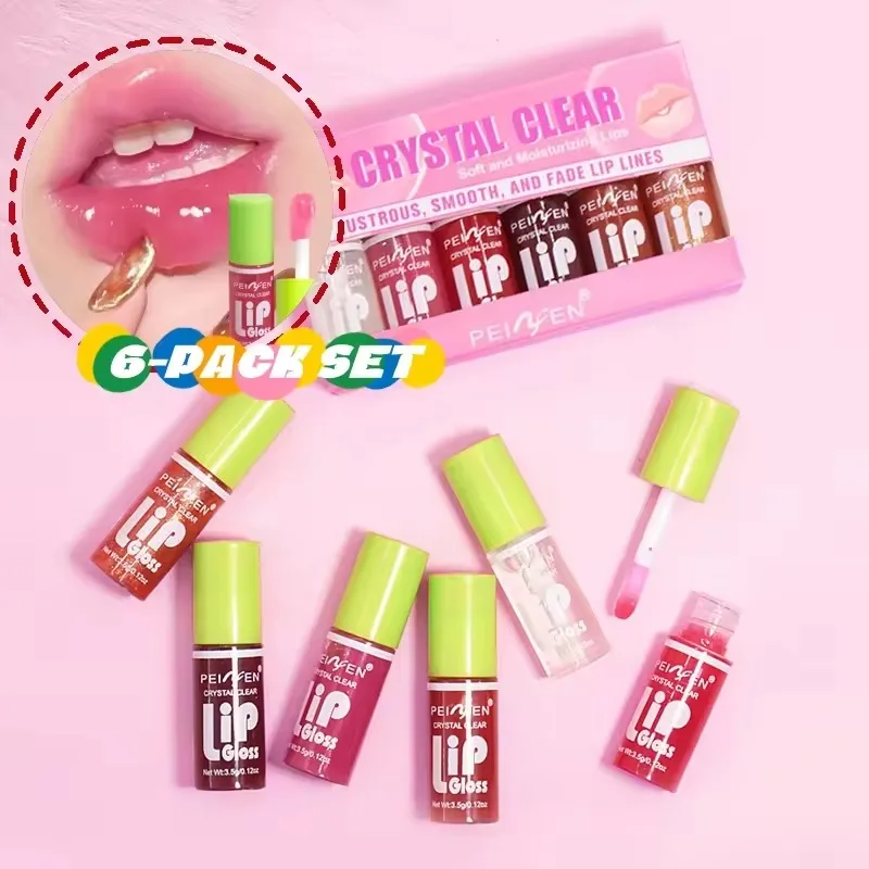 ลิปกลอสกระจกแต่งหน้าผลิตภัณฑ์ Lip Oil Moisturizing Lip Tint Liquid ลิปสติก Sheglam Girlcult Judydoll Lips เครื่องสําอาง 6 สี