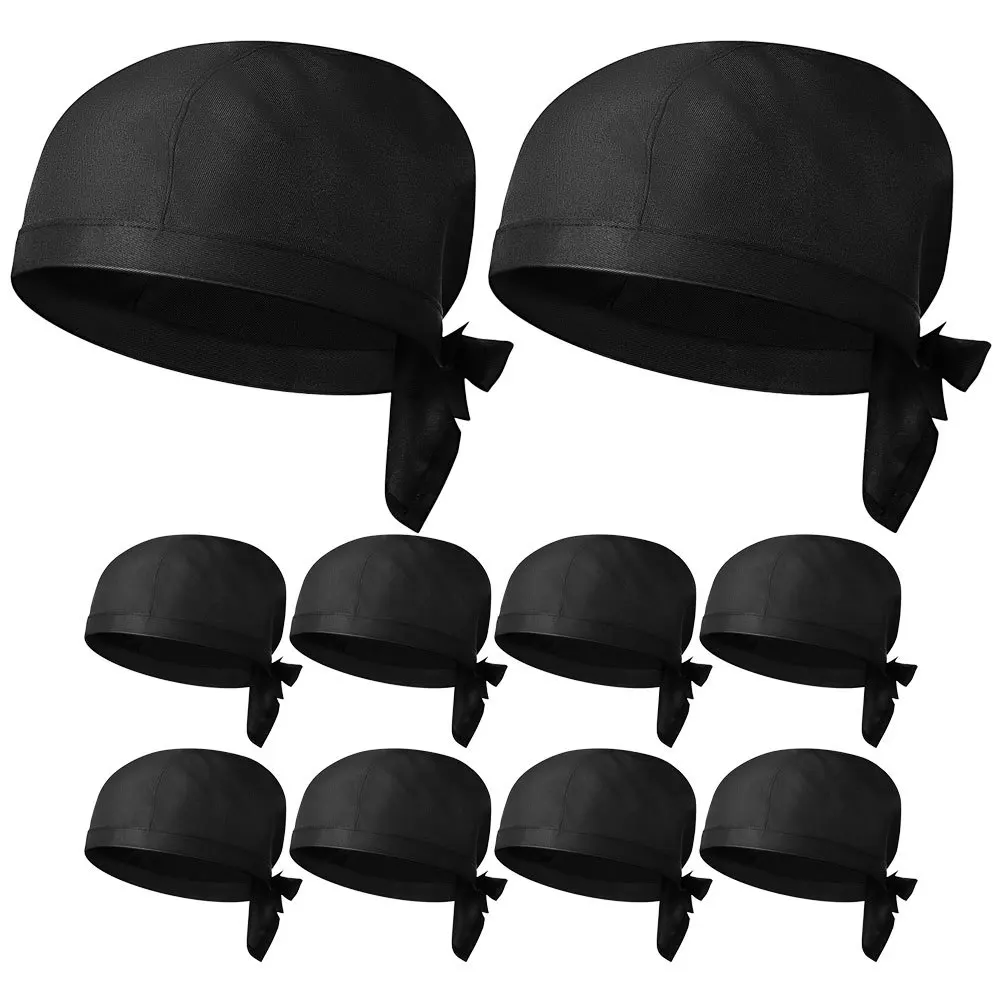 10Pcs Cooking Hats Unisex Chef Hat Kitchen Work Restaurant Catering Cook Uniform Caps Chef Caps Kitchen Cooking Hat