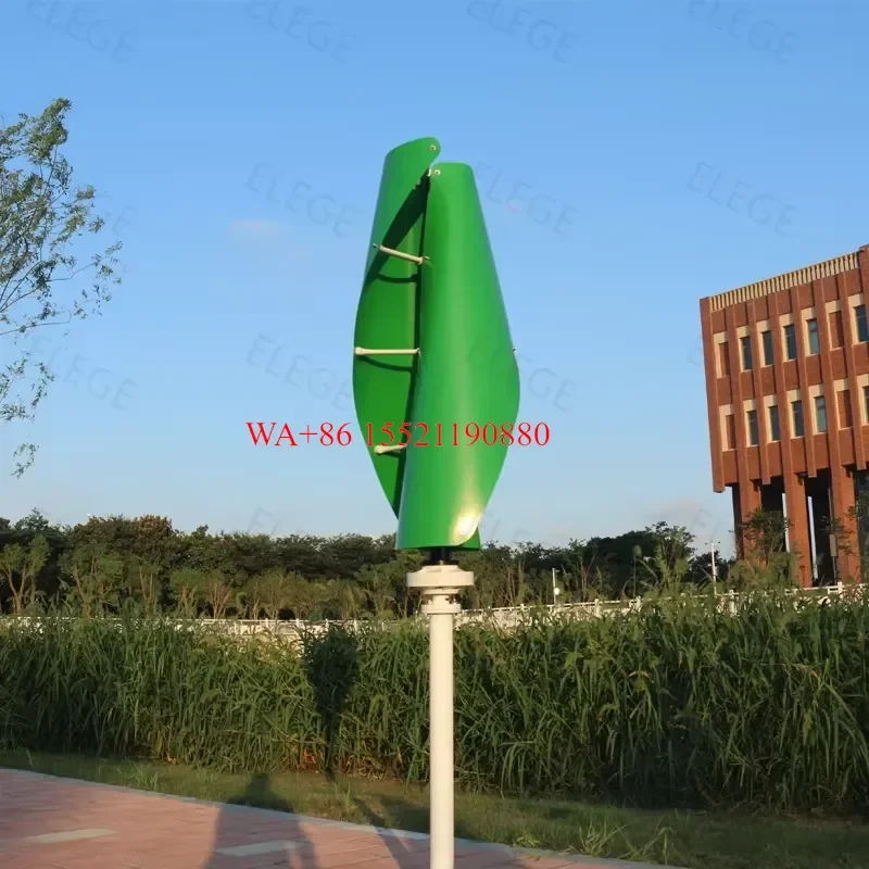 WMWMNU for Elege 1KW 2KW Roof Mount Residential 12v 24v 48v 7-12m Vertical Axis Efficient Popular Wind Turbine Windmill