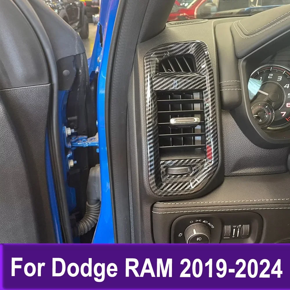 

Автомобильные аксессуары для Dodge RAM 2019-2022 2023 2024, передняя розетка для кондиционера, накладка, наклейка, Стайлинг