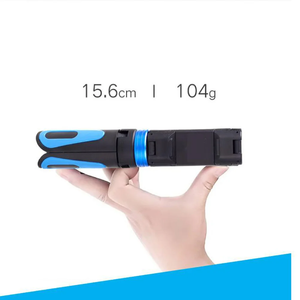 حامل ثلاثي للهاتف عالمي محمول قوي ومتين من مادة ABS مدمج يدور 360 درجة وحامل هاتف قابل للتعديل للهاتف المحمول