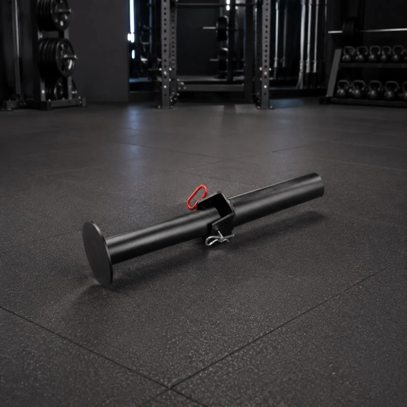 Secure Barbell Mount for Row Base Workouts Durable Steel Construction for Home Gym Gear