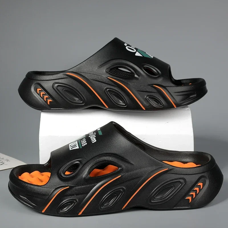 

New Male Massage Slippers Slides Indoor Outdoor Sandals Beach Casual Shoes for Men Comfortable Sole Men's Slippers Summer
