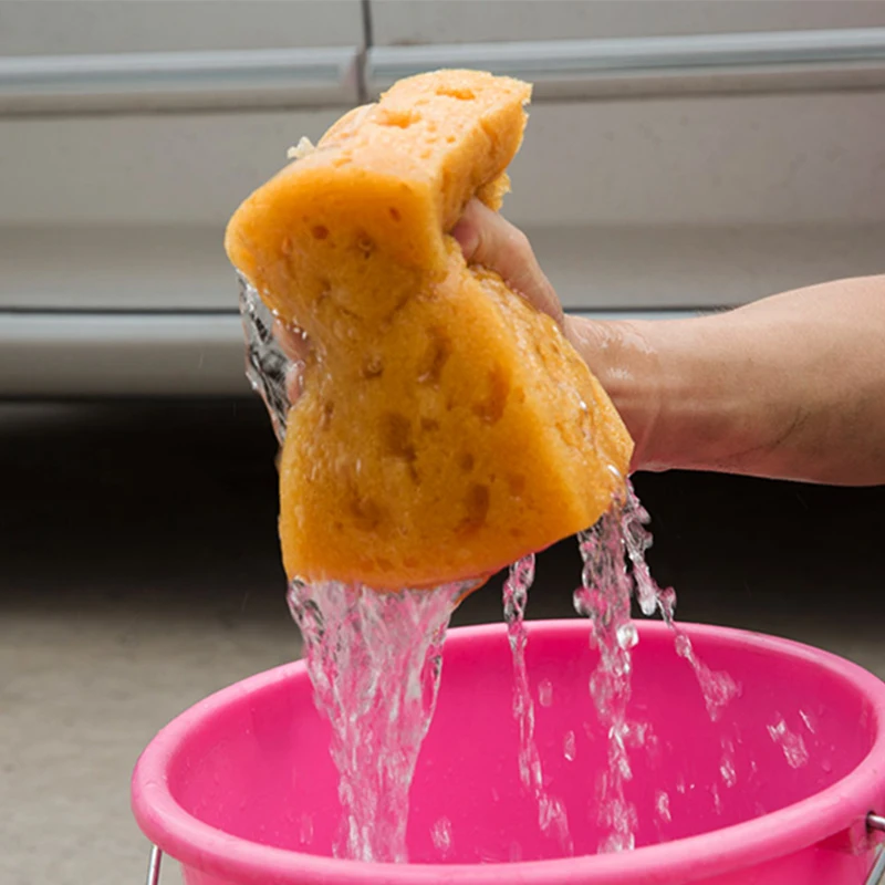 Big Sponge Block Honeycomb Type Car Cleaner Car Washer Macroporous Cleaning Cloth Absorbent Washing Coral Sponge Car Clean Tools