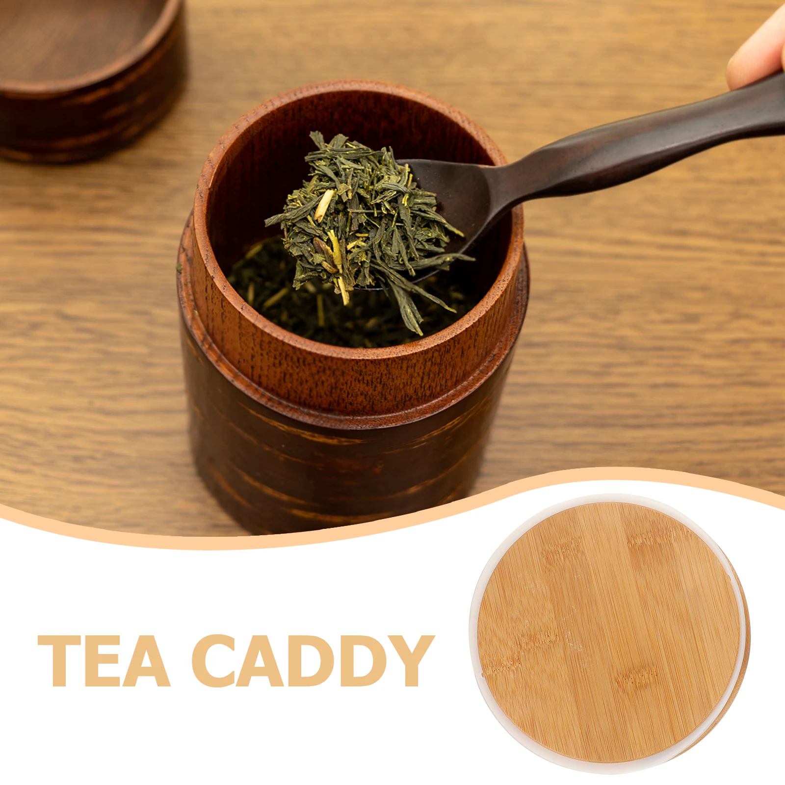 

2pcs Glass Bowl Lid 153x140 Bamboo Sealing Jar Covers Reusable Canning Lids Kitchen Bamboo Lids Fits Yogurt Jars