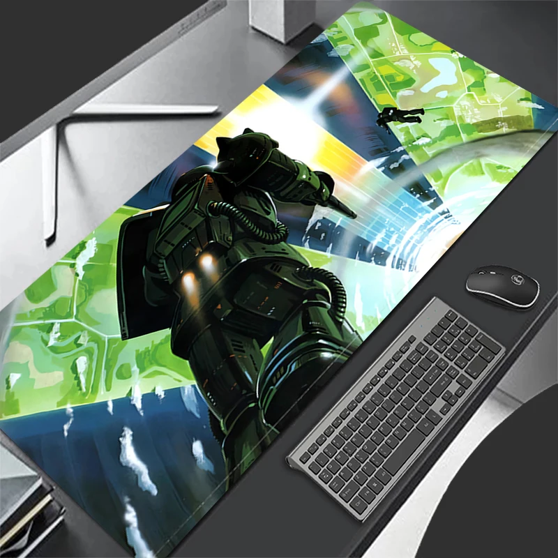 Mouse Pad Large Mechanical Warrior Gundam Zaku II Gamer Keyboard Mat Pads Gaming Desk Protector Mousepad Deskmat carpet Mousepad