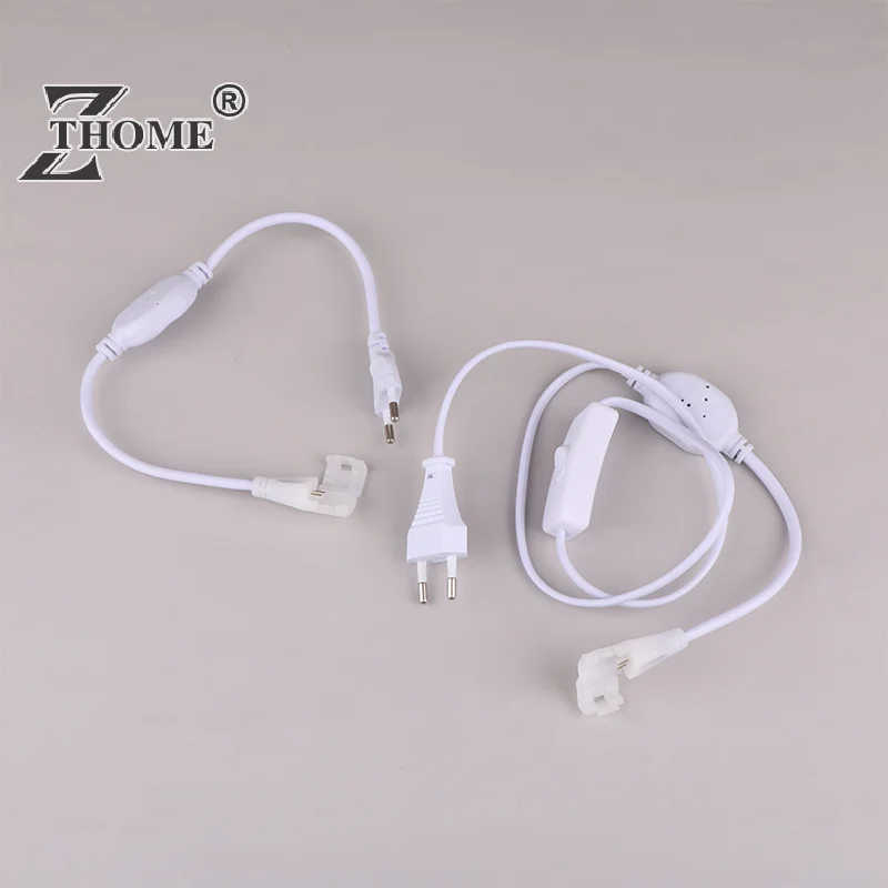 Imagem -04 - Plug Conector Rápido com Cabo de Botão Led Strip Power Supply 220v Ip67 10 mm Cob Strip eu