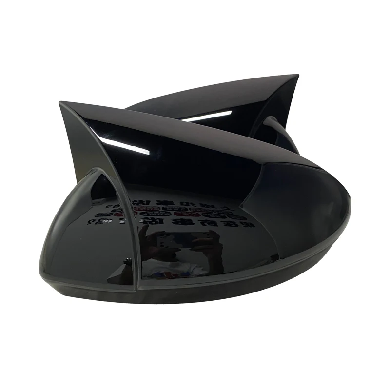 Bat Design Mirror Cover for Megane 4 IV Renault 2016-2021 Car Accessories Piano Black Tuning Auto Sport Bat Design RS Side