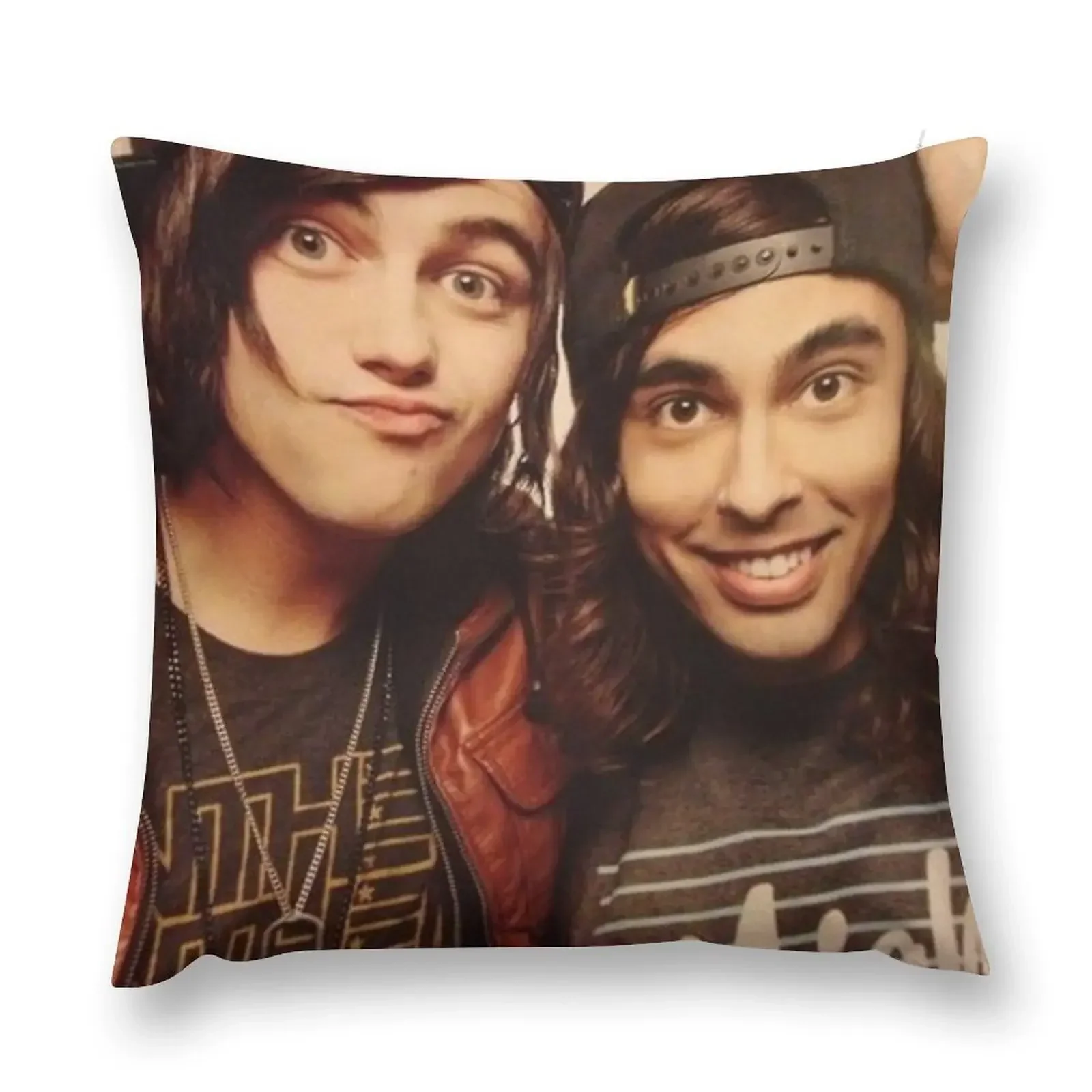 Kellin Quinn and Vic Fuentes Throw Pillow Decorative Cushion Cover autumn pillowcase luxury decor Luxury Cushion Cover pillow