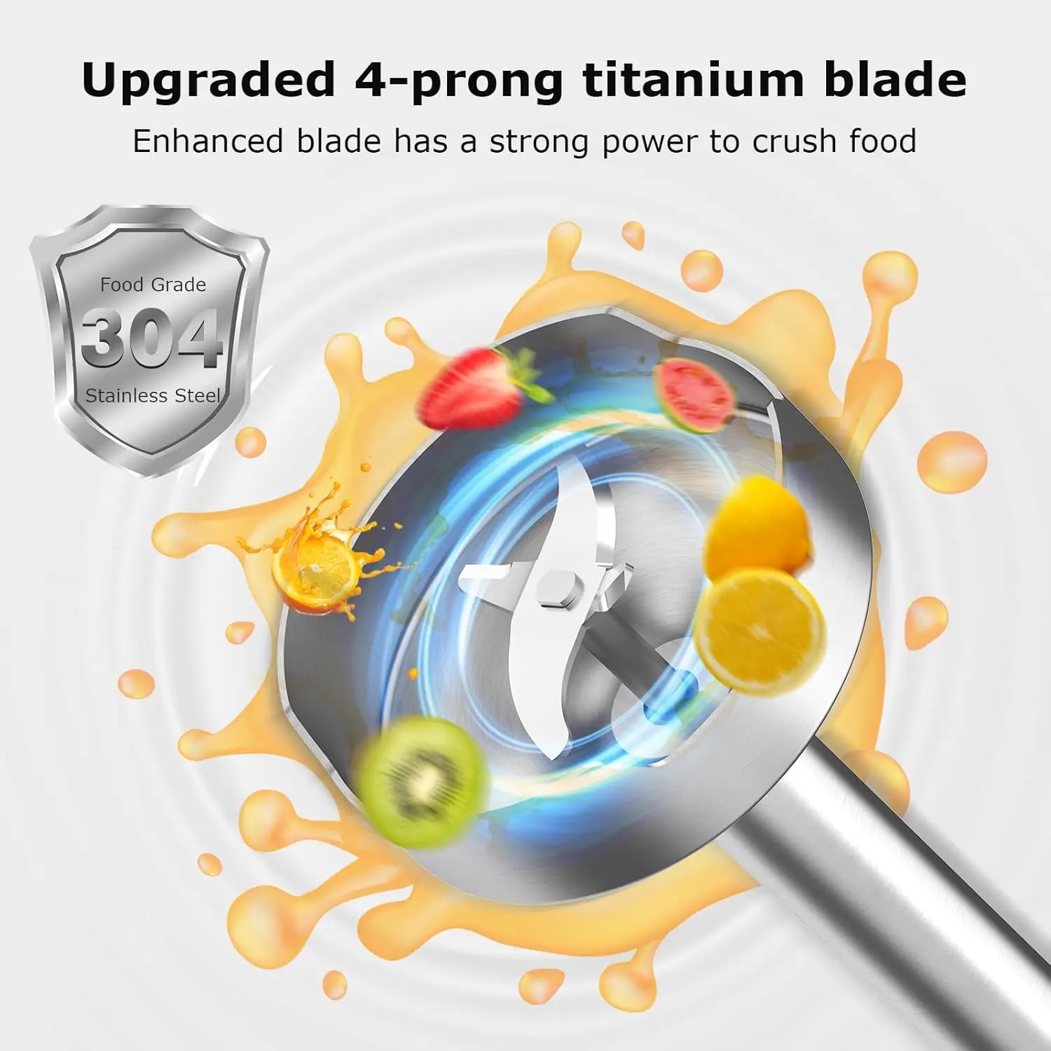 2 Speed Immersion Blender 4
