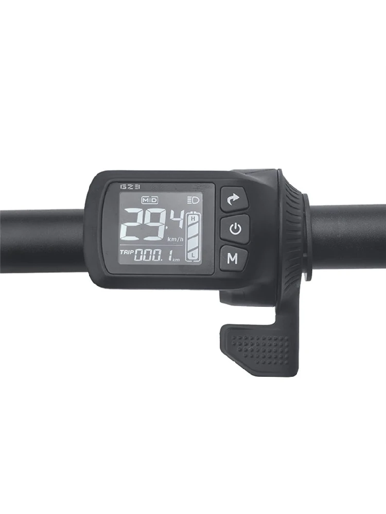 AliExpress NONE A51Q-GZ3 LCD Display Panel With Thumb Throttle, 24V-60V For Electric Bike, Electric Scooter With SM Connector