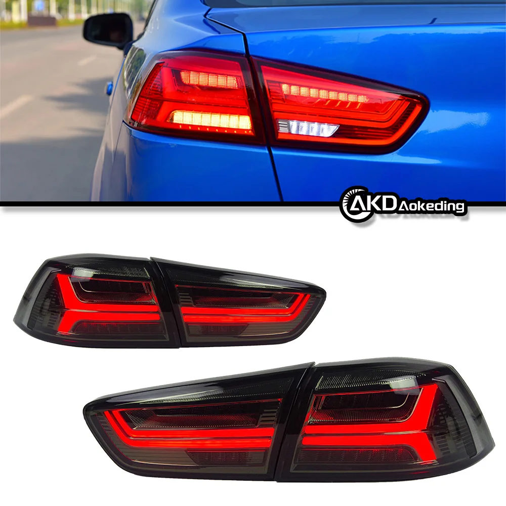 Car Lights for Mitsubishi Lancer Tail Lights 2008-2017 Lancer EX LED Tail Lamp DRL Signal Brake Reverse auto Accessories